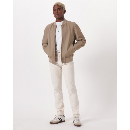 Genuine Suede Bomber Jacket