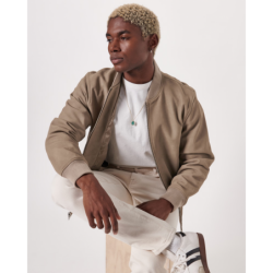 Genuine Suede Bomber Jacket