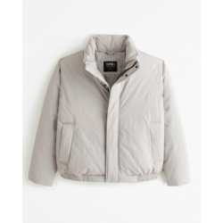 YPB padded cream bomber jacket