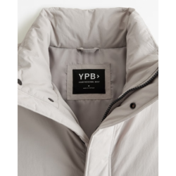 YPB padded cream bomber jacket