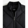 YPB Quilted Black Bomber Jacket