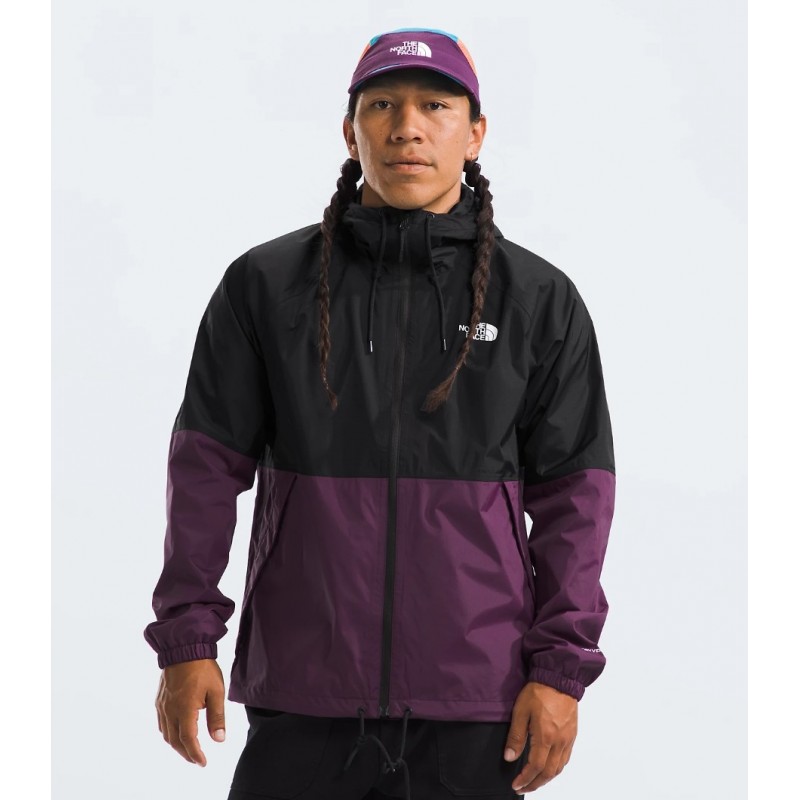 Men’s Antora Novelty Rain Jacket TNF Black/Black Currant Purple