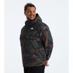 Men’s Big Antora Jacket NF Black TNF Camo Print/TNF Black