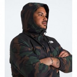 Men’s Big Antora Jacket NF Black TNF Camo Print/TNF Black