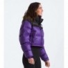 Women’s Nuptse Short Jacket Peak Purple/TNF Black