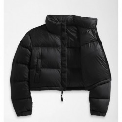 Women’s Nuptse Short Jacket TNF Black/TNF Black