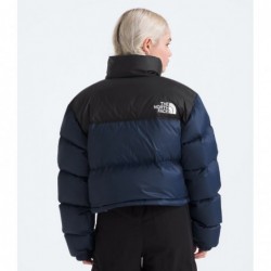 Women’s Nuptse Short Jacket Summit Navy/TNF Black