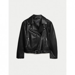 M&S Collection
Faux Leather Relaxed Biker Jacket