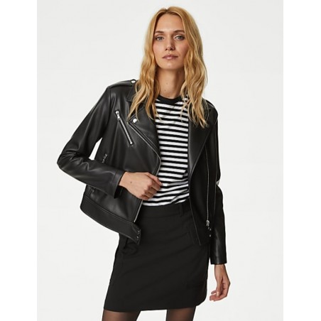 M&S Collection
Faux Leather Biker Jacket