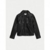 Leather Collared Biker Jacket