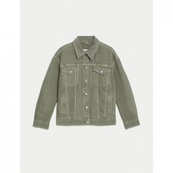 Denim Trucker Jacket Light khaki