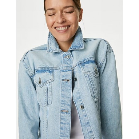 M&S Collection
Denim Cropped Jacket