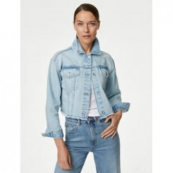 M&S Collection
Denim Cropped Jacket