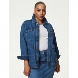 M&S Collection
Pure Cotton Denim Relaxed Utility Jacket