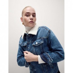 M&S Collection
Denim Borg Lined Jacket