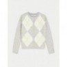 M&S Collection
Argyle Crew Neck Cardigan with Wool