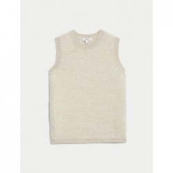 M&S Collection
Textured Crew Neck Knitted Vest