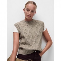 M&S Collection
Cloud-Yarn Textured Knitted Vest Mocha