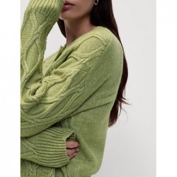 M&S Collection
Cable Knit Cloud-Yarn Bomber Cardigan Fern green