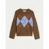 M&S Collection
Argyle Crew Neck Jumper With Wool