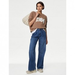 M&S Collection
Pure Cotton Slogan Sweatshirt