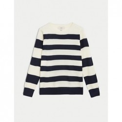 M&S Collection
Supersoft Striped Crew Neck Jumper