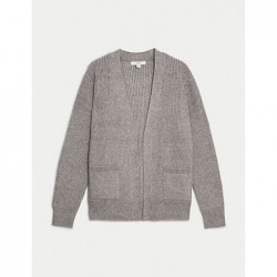 M&S Collection
Ribbed Edge to Edge Relaxed Cardigan Nutmeg