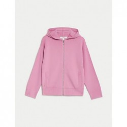 M&S Collection
Soft Touch Knitted Zip Up Hoodie Rose