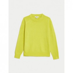 M&S Collection
Air-Yarn Crew Neck Jumper Acid yellow