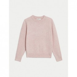 M&S Collection
Air-Yarn Crew Neck Jumper Pink shell