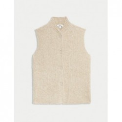 M&S Collection
Textured Crew Neck Knitted Waistcoat