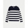 M&S Collection
Soft Touch Striped Button Detail Jumper