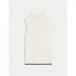 M&S Collection
Ribbed Funnel Neck Knitted Vest