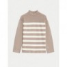 M&S Collection
Soft Touch Striped Ribbed Funnel Neck Jumper