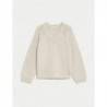 M&S Collection
Cotton Blend Ribbed V-Neck Jumper Biscuit