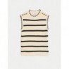 M&S Collection
Striped Crew Neck Scalloped Edge Knitted Vest