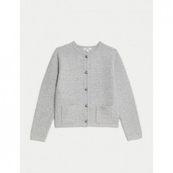 M&S Collection
Cloud-Yarn Textured Crew Neck Cardigan