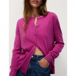 M&S Collection
Pure Merino Wool Crew Neck Cardigan Fuchsia