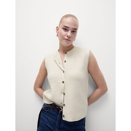 M&S Collection
Cloud-yarn Knitted Crew Neck Waistcoat