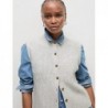 M&S Collection
Cloud-yarn Knitted Crew Neck Waistcoat Grey