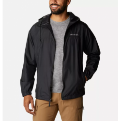 Men's Flash Challenger™ Windbreaker Jacket - Black Long