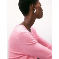 Pure Cashmere V-Neck Jumper Petal pink