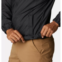 Men's Flash Challenger™ Windbreaker Jacket - Black Long