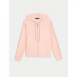 M&S Collection
Soft Touch Zip Up Hoodie Blush