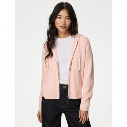 M&S Collection
Soft Touch Zip Up Hoodie Blush