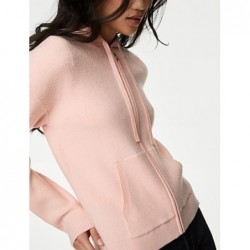 M&S Collection
Soft Touch Zip Up Hoodie Blush