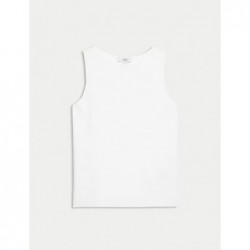 M&S Collection
Crew Neck Knitted Vest Soft white