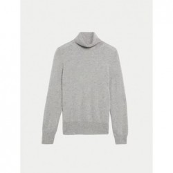 Pure Cashmere Roll Neck Jumper