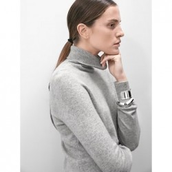 Pure Cashmere Roll Neck Jumper