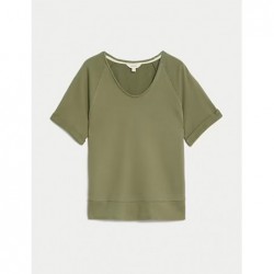 Pure Cotton Sweatshirt Light khaki